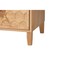 Baxton Studio Hosea Japandi Carved Honeycomb Natural 6-Drawer Dresser 246-13622-ZORO - alternate 6